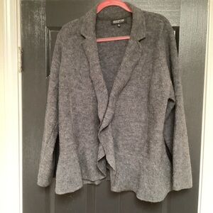 Jones New York Women’s Collection, size 2X, charcoal, 100% wool. 306